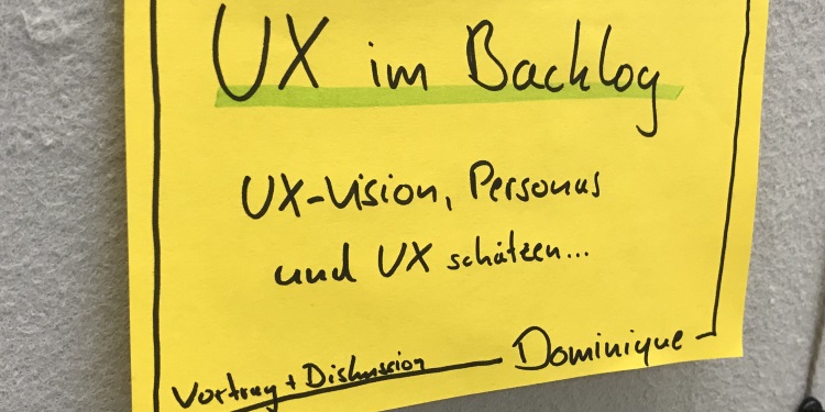 Folien zum Vortrag: UX im Backlog